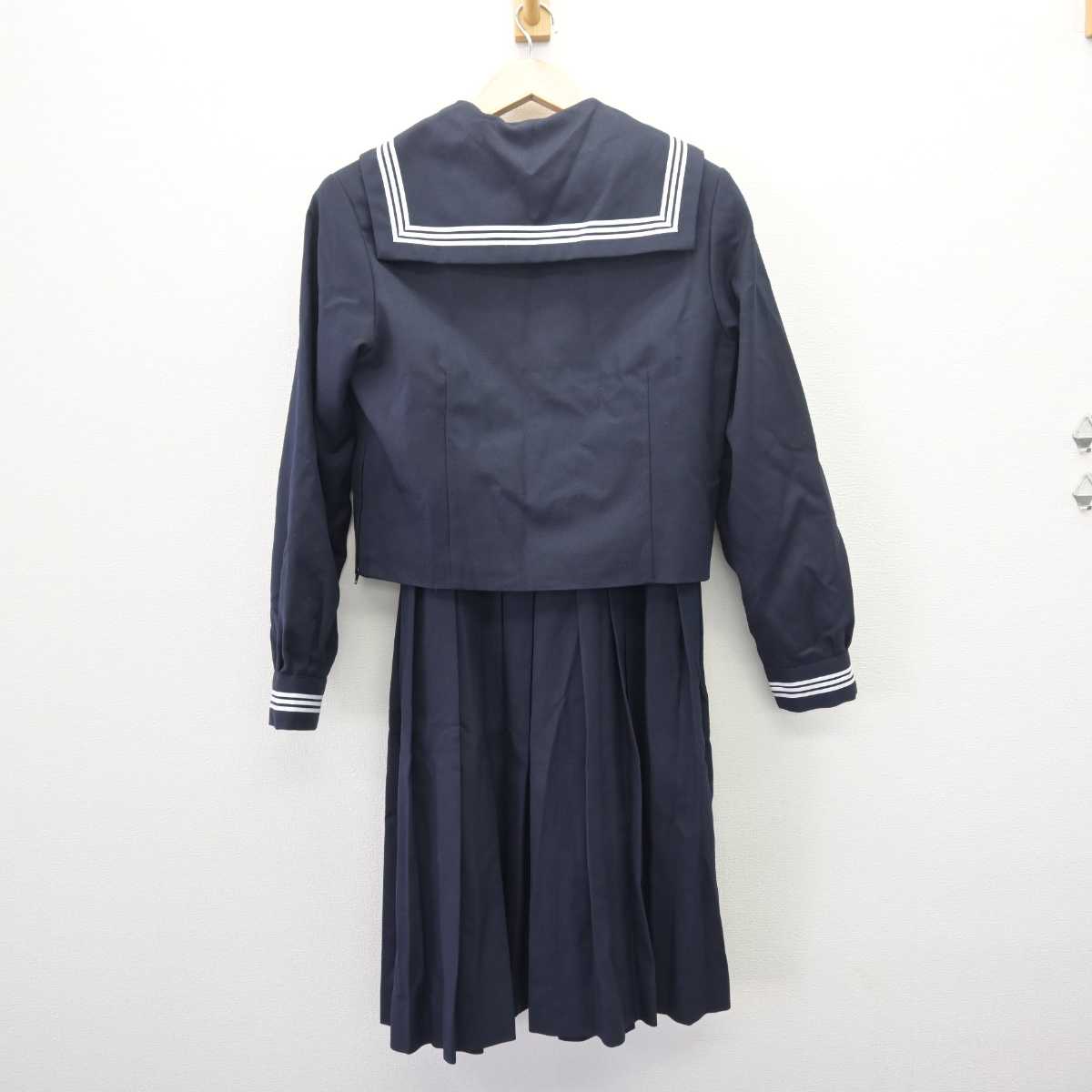 【中古】東京都 石神井南中学校 女子制服 3点 (セーラー服・ジャンパースカート) sf066436