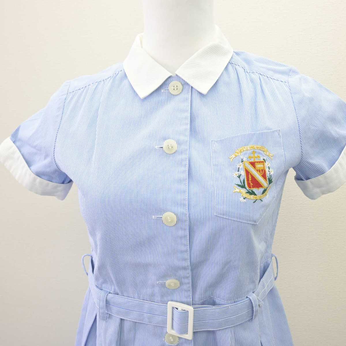 【中古】神奈川県  横浜雙葉小学校 女子制服 2点 (ワンピース) sf066438