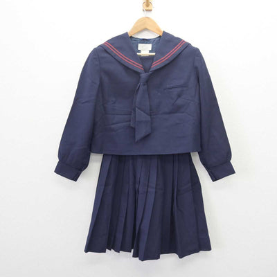 【中古】北海道 白石中学校 女子制服 2点 (セーラー服・スカート) sf066450