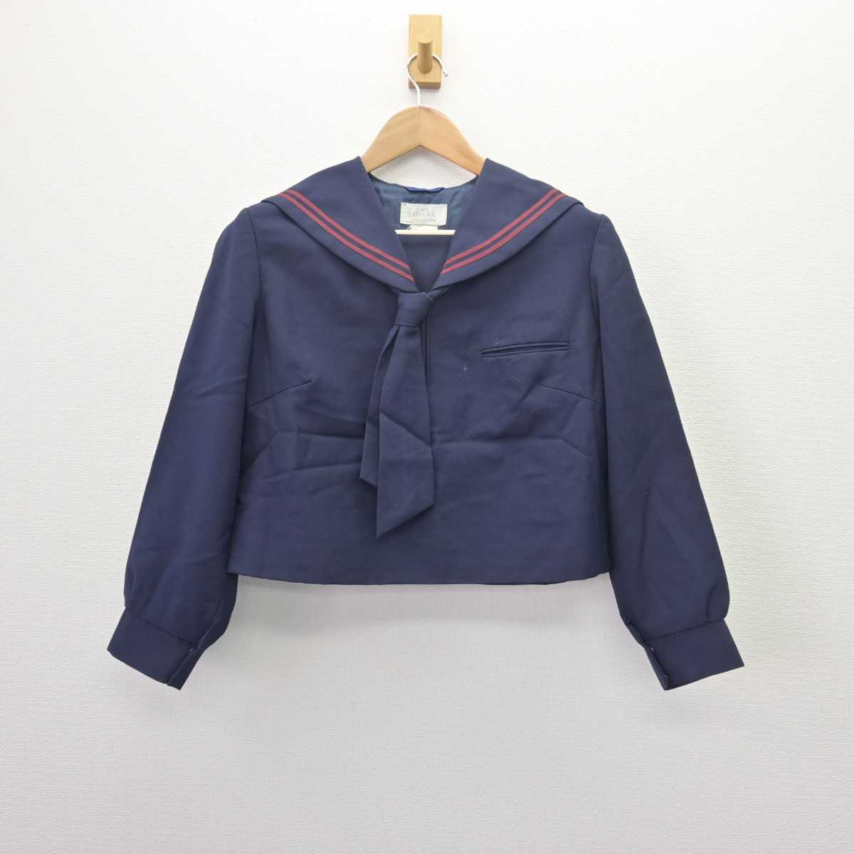 【中古】北海道 白石中学校 女子制服 2点 (セーラー服・スカート) sf066450