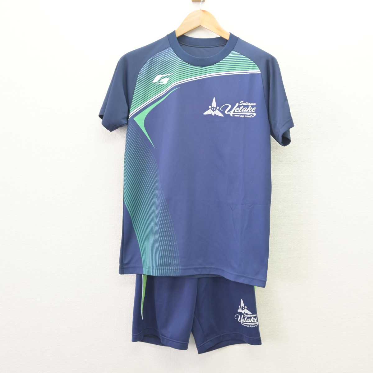 【中古】埼玉県 植竹中学校 女子制服 2点 (体操服 上・体操服 下) sf066467