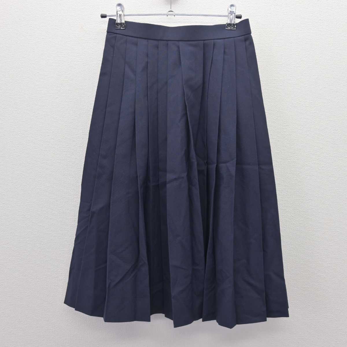 【中古】愛知県 守山西中学校 女子制服 4点 (セーラー服・スカート) sf066507