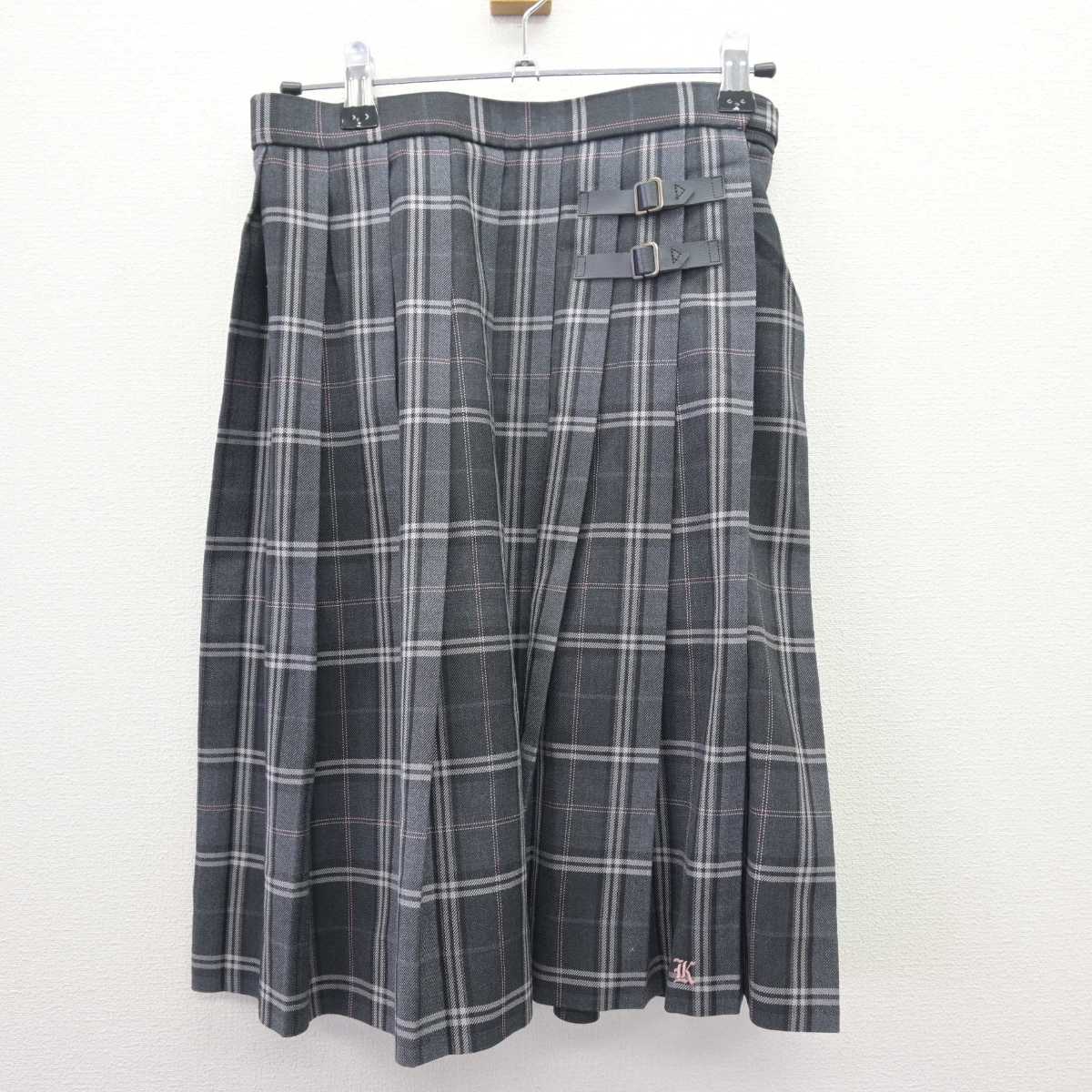 【中古】栃木県 上三川高等学校 女子制服 4点 (ブレザー・シャツ・スカート) sf066513