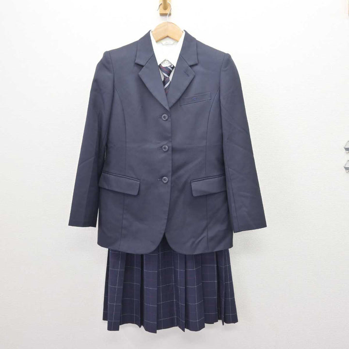 【中古】東京都 吉祥女子高等学校 女子制服 6点 (ブレザー・ニット・シャツ・スカート) sf066520