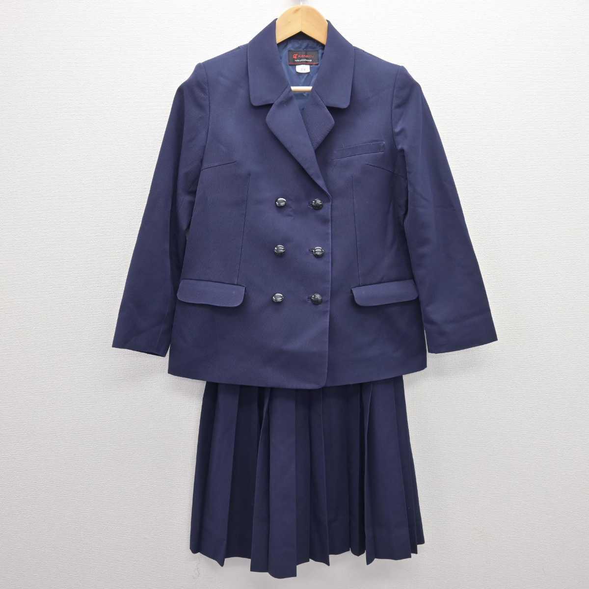 【中古】愛媛県 松山市立南中学校 女子制服 2点 (ブレザー・スカート) sf066554