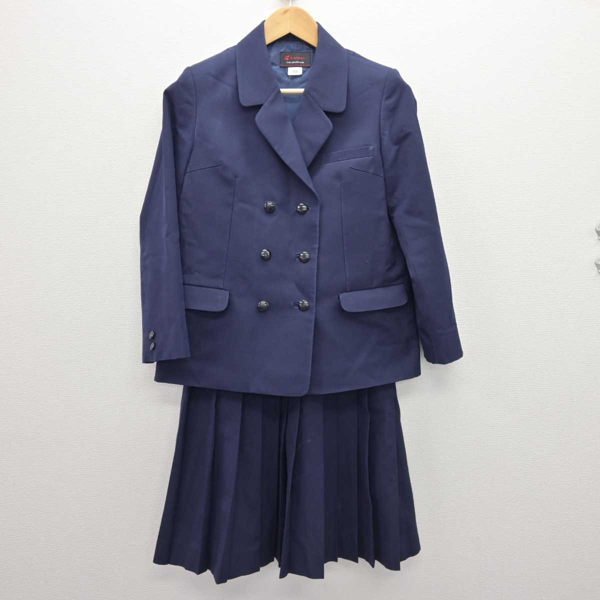 【中古】愛媛県 松山市立南中学校 女子制服 2点 (ブレザー・スカート) sf066555