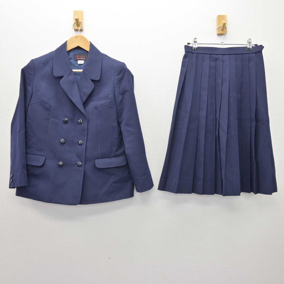 【中古】愛媛県 松山市立南中学校 女子制服 2点 (ブレザー・スカート) sf066555