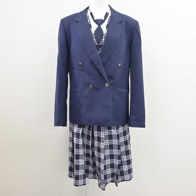 【中古】宮城県 聖和学園高等学校 女子制服 4点 (ブレザー・ベスト・スカート) sf066603