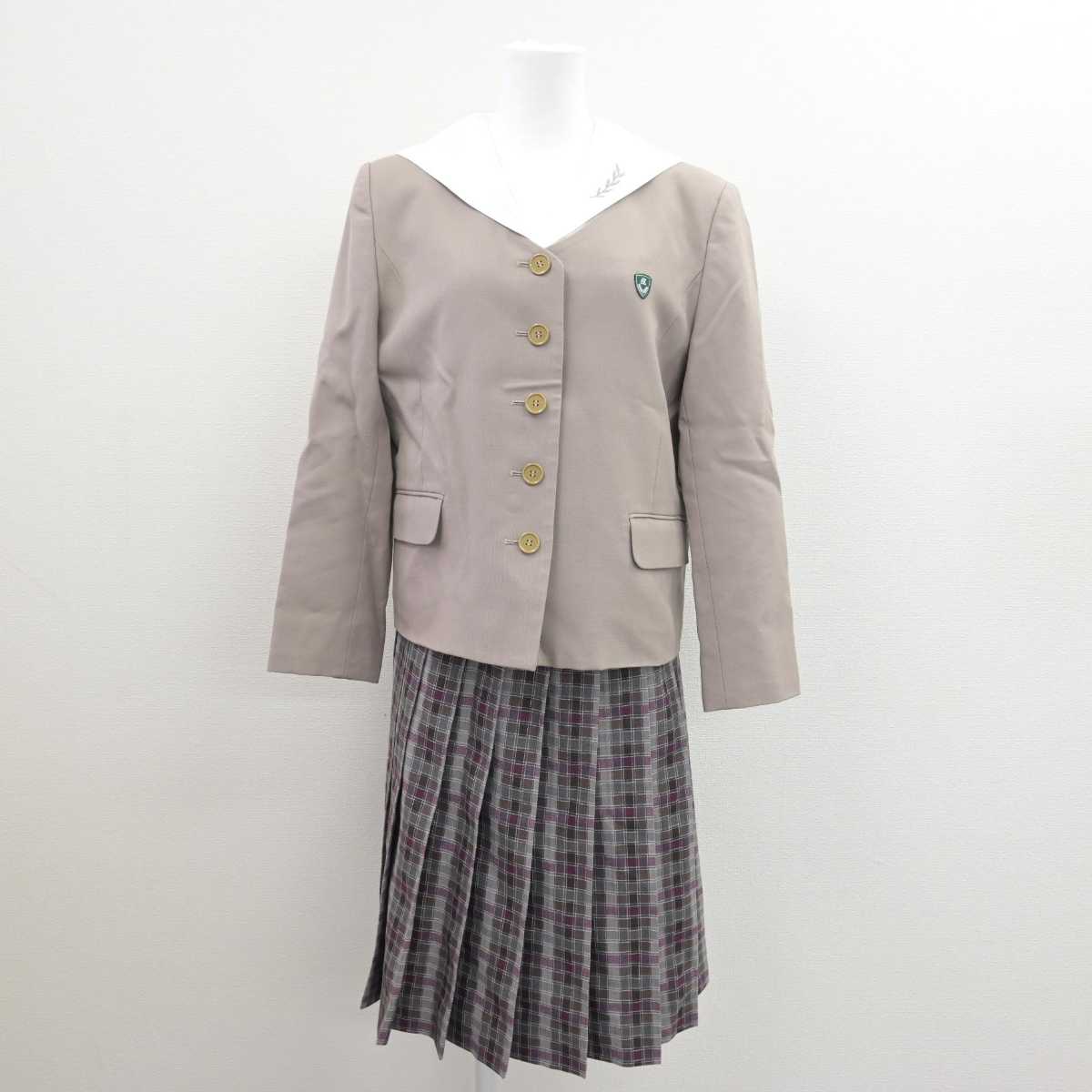 【中古】愛知県 名城大学附属高等学校 女子制服 3点 (ブレザー・ブラウス・スカート) sf066634