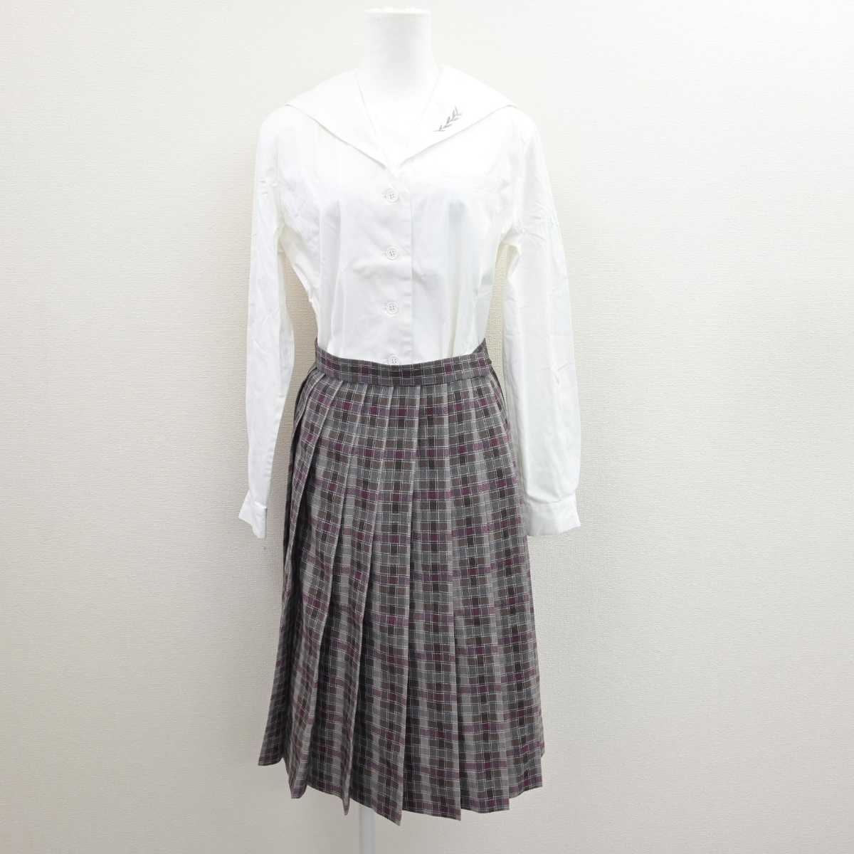 【中古】愛知県 名城大学附属高等学校 女子制服 3点 (ブレザー・ブラウス・スカート) sf066634