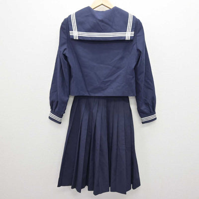 【中古】兵庫県 龍野東中学校 女子制服 3点 (セーラー服・スカート) sf066641