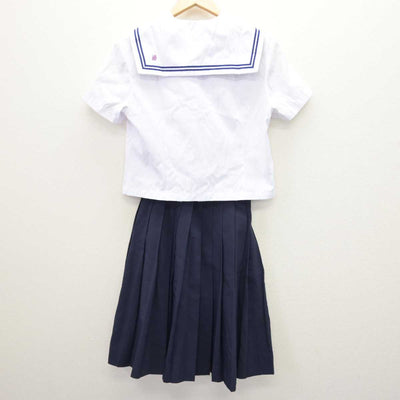 【中古】石川県 紫錦台中学校 女子制服 2点 (セーラー服・スカート) sf066655