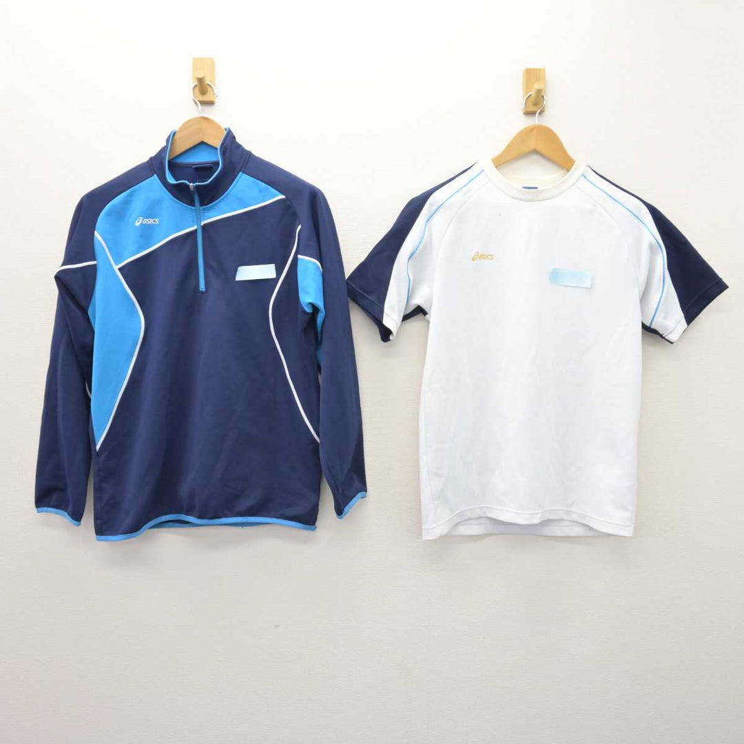 中古】石川県 紫錦台中学校 女子制服 2点 (ジャージ 上・体操服 上