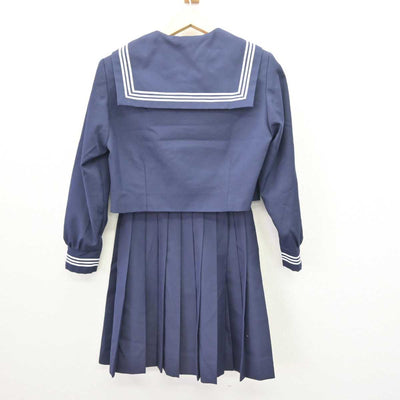 【中古】神奈川県 成瀬中学校 女子制服 3点 (セーラー服・スカート・スカート) sf066714