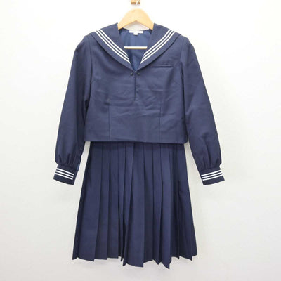 【中古】神奈川県 成瀬中学校 女子制服 2点 (セーラー服・スカート) sf066715