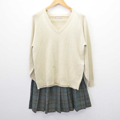 【中古】千葉県 流山中央高等学校 女子制服 3点 (ブレザー・ニット・スカート) sf066718