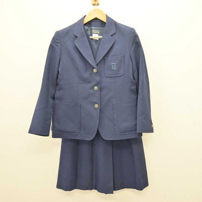 【中古】北海道 札幌市立手稲中学校 女子制服 3点 (ブレザー・ベスト・スカート) sf066740