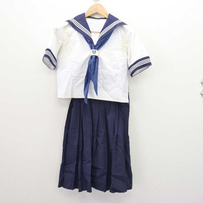 【中古】埼玉県 三郷市立南中学校 女子制服 3点 (セーラー服・スカート) sf066752