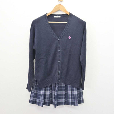 【中古】 N高等学校 女子制服 2点 (ニット・スカート) sf066768