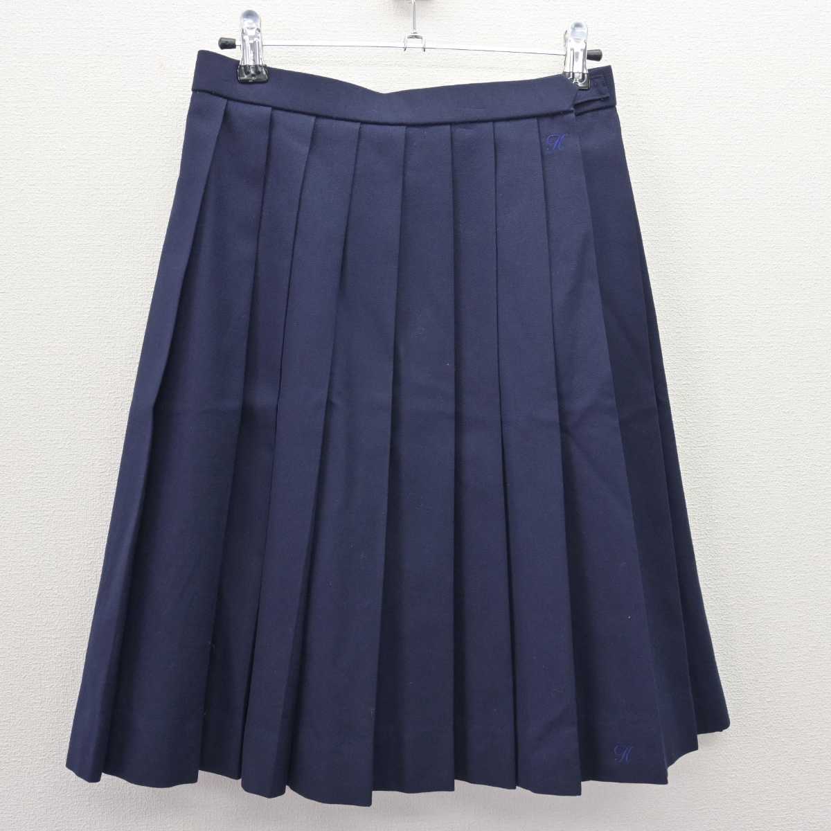 【中古】埼玉県 越ヶ谷高等学校 女子制服 2点 (ブレザー・スカート) sf066770