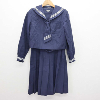 【中古】東京都 大森第八中学校 女子制服 4点 (セーラー服・スカート・ジャンパースカート) sf066794