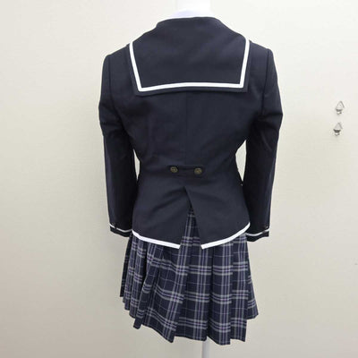 【中古】 N高等学校 女子制服 4点 (ブレザー・シャツ・スカート) sf066811