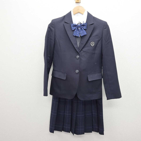 中古】大阪府 堺東高等学校 女子制服 5点 (ブレザー・ニット