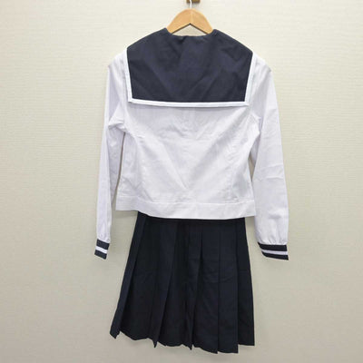 【中古】石川県 金沢東高等学校 女子制服 3点 (ブレザー・セーラー服・スカート) sf066827