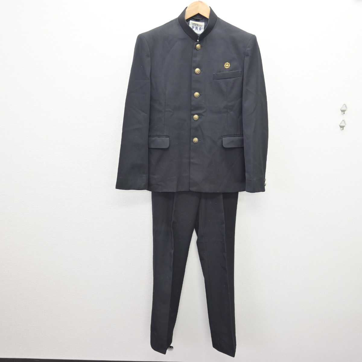 【中古】三重県 明正中学校 男子制服 2点 (学ラン・ズボン) sf066833