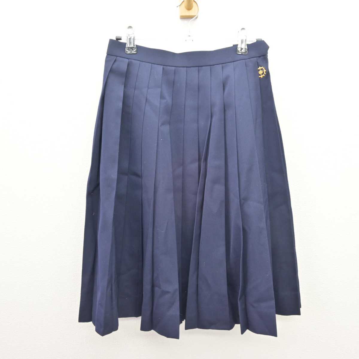 【中古】三重県 明正中学校 女子制服 3点 (セーラー服・スカート) sf066838