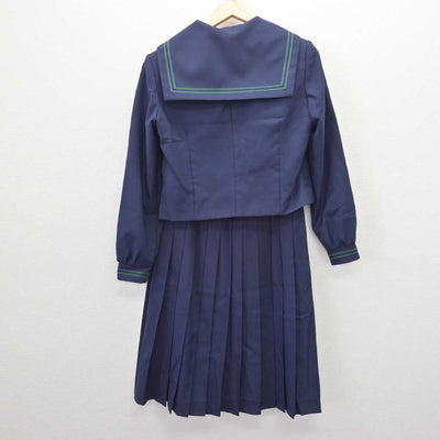 【中古】兵庫県 赤穂東中学校 女子制服 3点 (セーラー服・スカート) sf066848