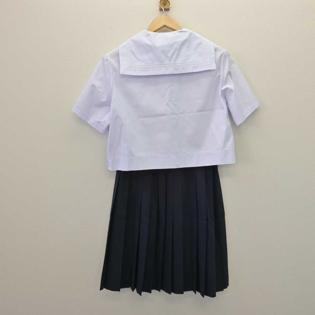 【中古】兵庫県 上郡高等学校 女子制服 3点 (セーラー服・スカート) sf066849