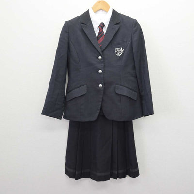 【中古】福岡県 九州国際大学付属高等学校 女子制服 5点 (ブレザー・シャツ・スカート) sf066850