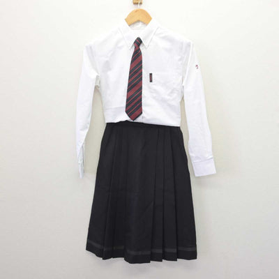 【中古】福岡県 九州国際大学付属高等学校 女子制服 5点 (ブレザー・シャツ・スカート) sf066850