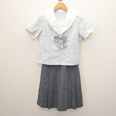 【中古】福岡県 九州国際大学付属高等学校 女子制服 4点 (セーラー服・スカート) sf066851