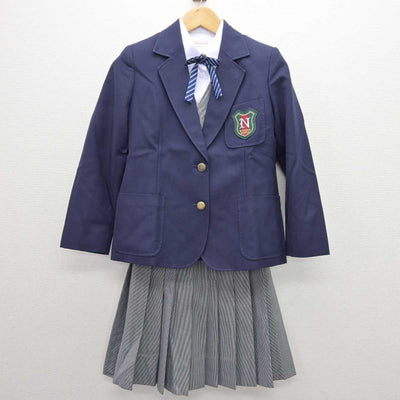 【中古】東京都 貫井中学校 女子制服 5点 (ブレザー・ベスト・シャツ・スカート) sf066877