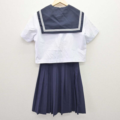 【中古】香川県 さぬき市立長尾中学校 女子制服 2点 (セーラー服・スカート) sf066886