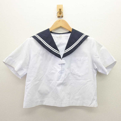 【中古】香川県 さぬき市立長尾中学校 女子制服 2点 (セーラー服・スカート) sf066886