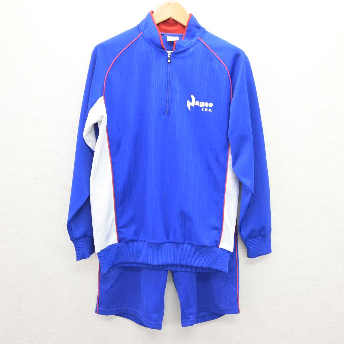 【中古】香川県 さぬき市立長尾中学校 男子制服 3点 (ジャージ 上・体操服 上・体操服 下) sf066893