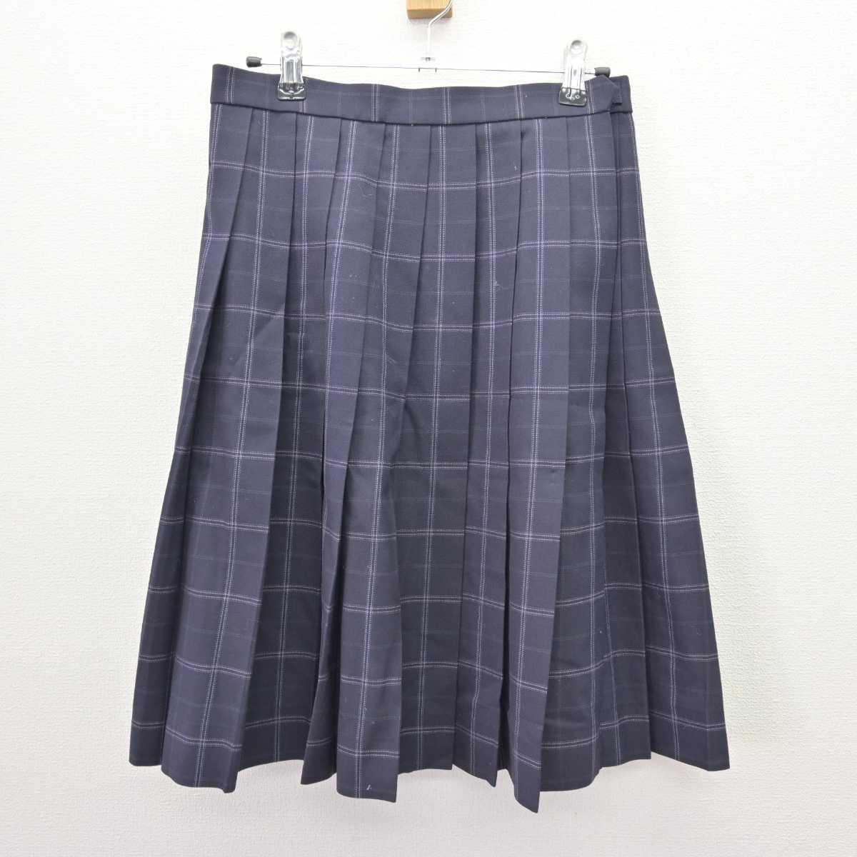 【中古】千葉県 秀明八千代高等学校 女子制服 4点 (ブレザー・ニット・スカート) sf066943