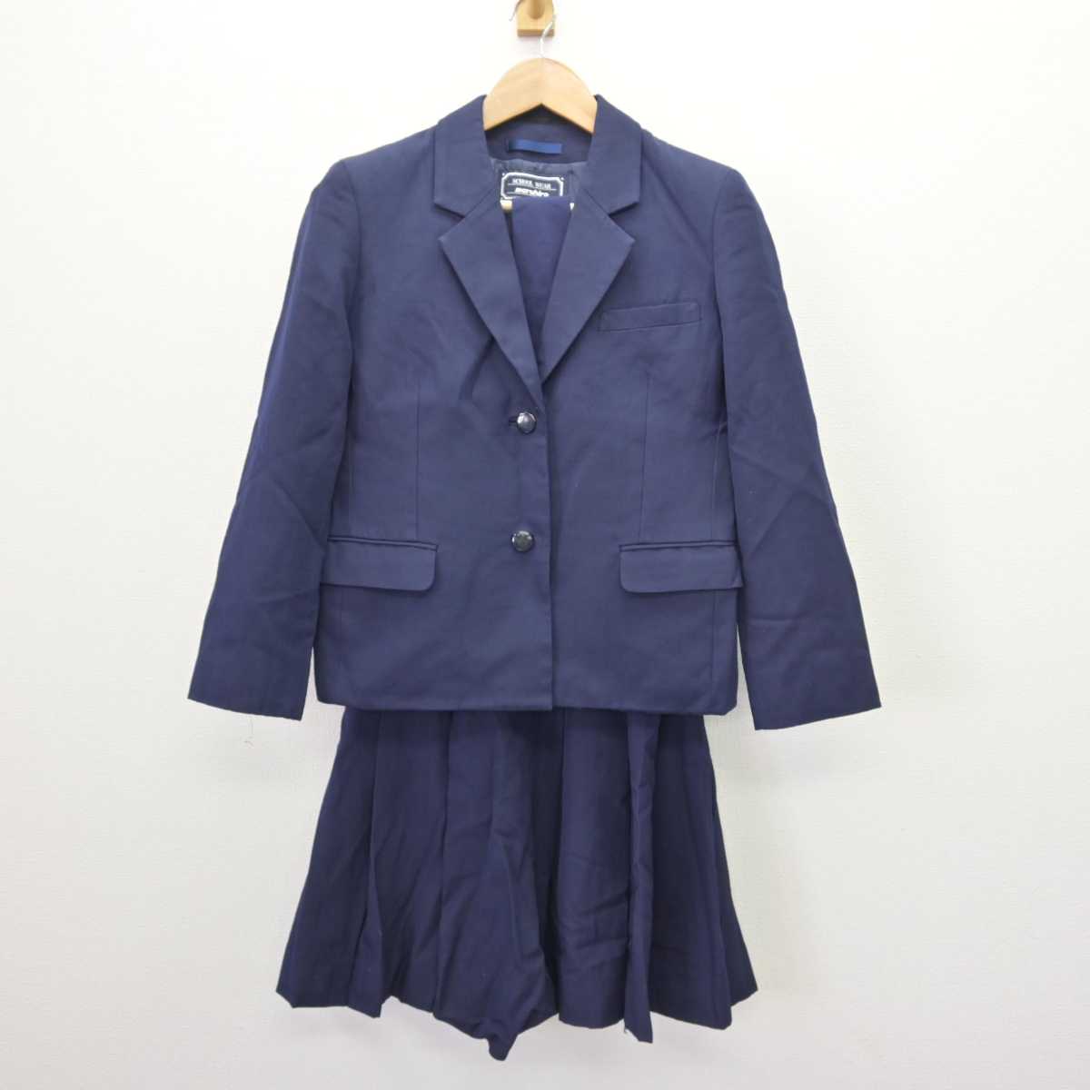 【中古】埼玉県 星野高等学校女子部 女子制服 5点 (ブレザー・ベスト・スカート) sf066950