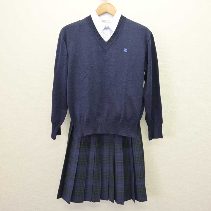 【中古】東京都 江戸川女子高等学校 女子制服 4点 (ブレザー・ニット・シャツ・スカート) sf066970 | 中古制服通販パレイド