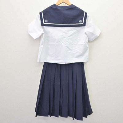 【中古】佐賀県 成章中学校 女子制服 3点 (セーラー服・スカート) sf066980