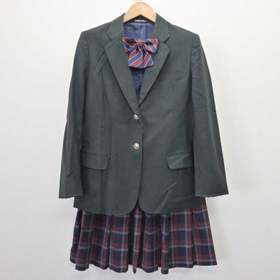 【中古】東京都 八王子市立川口中学校 女子制服 4点 (ブレザー・スカート) sf066981