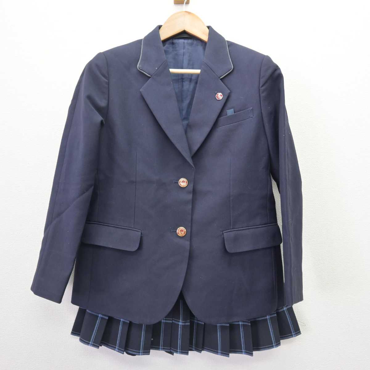 【中古】大阪府 東洋学園高等専修学校 女子制服 3点 (ブレザー・スカート) sf066982