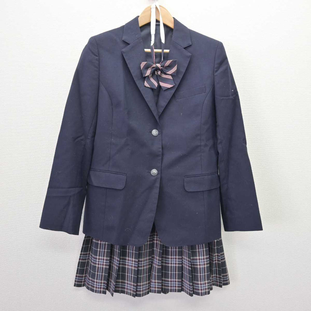 【中古】東京都 大原学園美空高等学校 女子制服 4点 (ブレザー・ニット・スカート) sf066983 | 中古制服通販パレイド