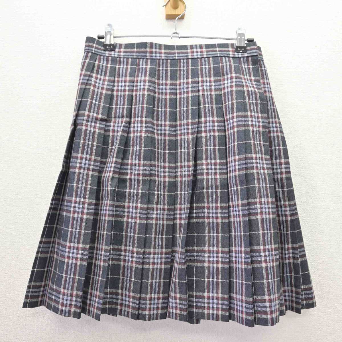 【中古】東京都 大原学園美空高等学校 女子制服 4点 (ブレザー・ニット・スカート) sf066983