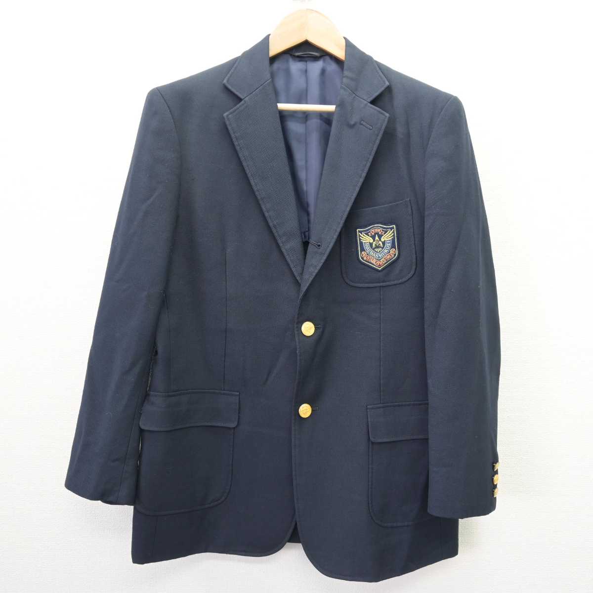 【中古】群馬県 前橋育英高等学校 男子制服 3点 (ブレザー・ズボン) sf066985