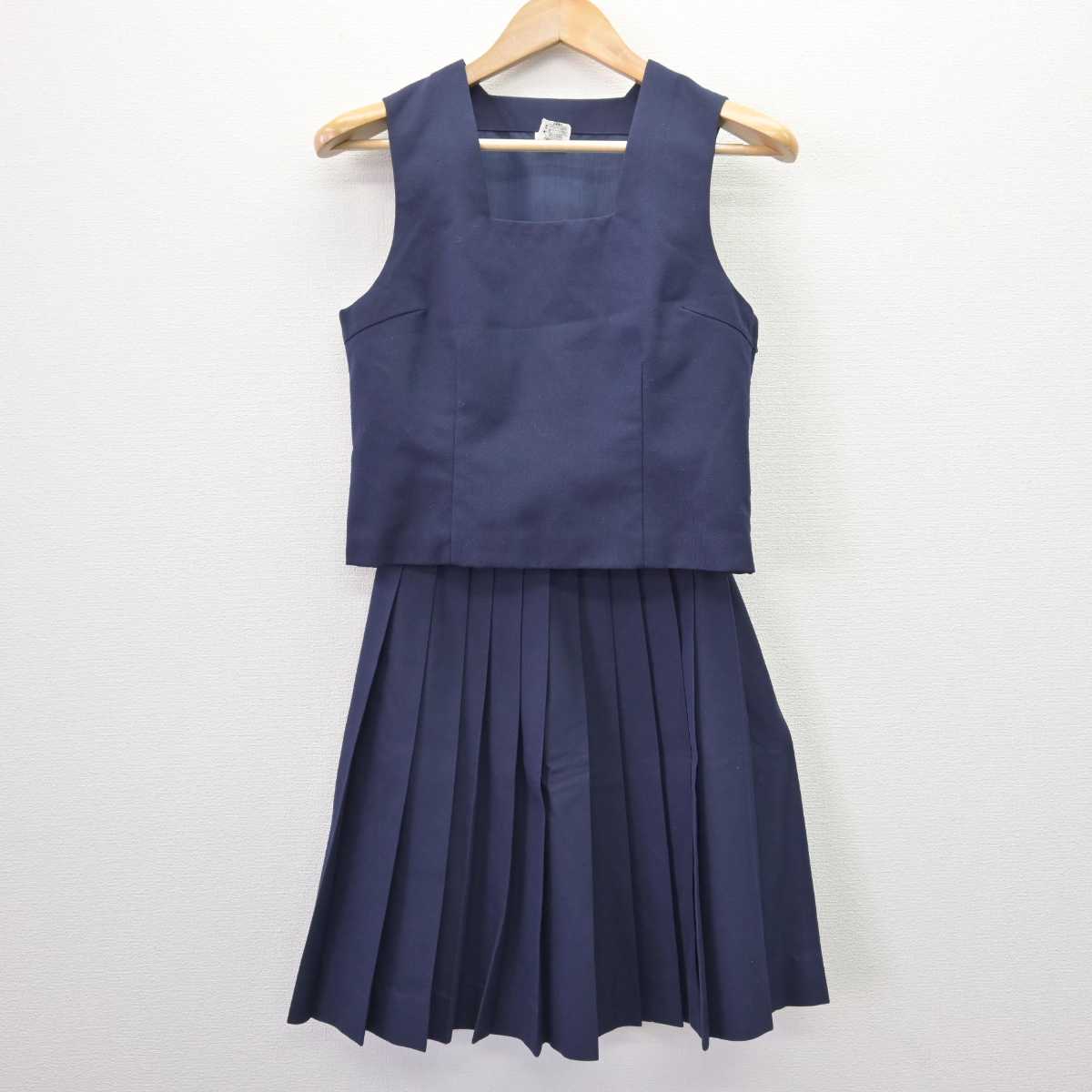 【中古】群馬県 南橘中学校 女子制服 3点 (ブレザー・ベスト・スカート) sf066987