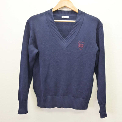 【中古】群馬県 共愛学園高等学校 女子制服 1点 (ニット) sf066988